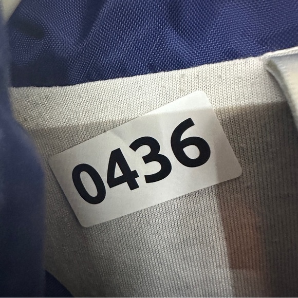 Adidas Vintage Windbreaker Jacket Tie Dye Full Zip Insulated Men’s Medium Blue - Picture 11 of 11